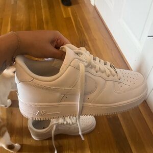 Nike Air force 1’s MEN - white NEVER worn for my bf we broke up lol